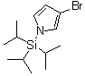 3-溴-N-(三异丙基硅烷基)吡咯分子结构 (CAS 87630-36-2)