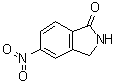 结构式 CAS# 876343-38-3, 5-硝基-2,3-二氢-1H-异吲哚-1-酮