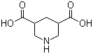 顺式-3,5-哌啶二甲酸分子结构 (CAS 876367-84-9)