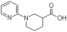 structure of CAS# 876718-04-6, 3,4,5,6-Tetrahydro-2H-[1,2']bipyridinyl-3-carboxylic acid;1-(2-Pyridinyl)-3-piperidinecarboxylic acid