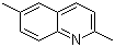 2,6-Dimethylquinoline molecular structure (CAS 877-43-0)