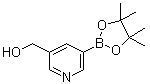 结构式 CAS# 877149-81-0, 3-羟基甲基吡啶基-5-硼酸频哪醇酯