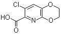 结构式 CAS# 877177-32-7, 7-氯-2,3-二氢-[1,4]二恶英并[2,3-b]吡啶-6-羧酸
