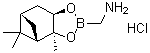 (3aS,4S,6S,7aR)-Hexahydro-3a,5,5-trimethyl-4,6-methano-1,3,2-benzodioxaborole-2-methanamine hydrochloride molecular structure (CAS 877314-87-9)