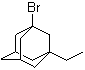 结构式 CAS# 878-61-5, 1-溴-3-乙基金刚烷