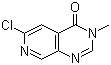 结构式 CAS# 878743-46-5, 6-氯-3-甲基吡啶并[3,4-d]嘧啶-4(3H)-酮