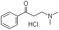 3-(Dimethylamino)propiophenone hydrochloride molecular structure (CAS 879-72-1)