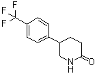 structure of CAS# 87922-74-5, 5-[4-(Trifluoromethyl)phenyl]-2-piperidinone