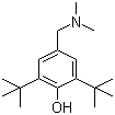 结构式 CAS# 88-27-7, 2,6-二叔丁基-4-(二甲基氨基)甲基苯酚