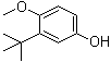 结构式 CAS# 88-32-4, 2-叔丁基-4-羟基苯甲醚