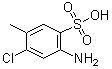 2-Amino-4-chloro-5-methylbenzenesulfonic acid molecular structure (CAS 88-51-7)