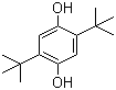结构式 CAS# 88-58-4, 2,5-二叔丁基对苯二酚; 2,5-二特丁基对苯二酚; 抗氧剂 DBH; 抗氧剂 DTBHQ