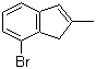 结构式 CAS# 880652-93-7, 7-溴-2-甲基-1H-茚