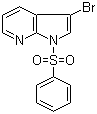 structure of CAS# 880769-95-9, 1-(Benzenesulfonyl)-3-bromo-1H-pyrrolo[2,3-b]pyridine