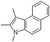 结构式 CAS# 881219-73-4, 1,2,3-三甲基-1H-苯并[e]吲哚