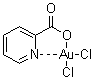 Dichloro(2-pyridinecarboxylato)gold molecular structure (CAS 88215-41-2)