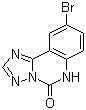 结构式 CAS# 882517-92-2, 9-溴-[1,2,4]三唑并[1,5-c]喹唑啉-5(6H)-酮