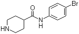 N-(4-Bromophenyl)piperidine-4-carboxamide molecular structure (CAS 883106-57-8)