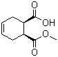 结构式 CAS# 88335-93-7, (1S,2R)-4-环己烯-1,6-二甲酸单甲酯