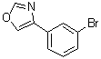 结构式 CAS# 883527-60-4, 4-(3-溴苯基)恶唑