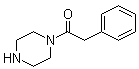 2-Phenyl-1-(1-piperazinyl)ethanone molecular structure (CAS 88372-33-2)