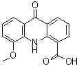 结构式 CAS# 88377-31-5, 9,10-二氢-5-甲氧基-9-氧代-4-吖啶羧酸