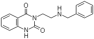 3-[2-[(Phenylmethyl)amino]ethyl]-2,4(1H,3H)quinazolinedione molecular structure (CAS 883948-67-2)