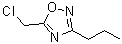 5-(Chloromethyl)-3-propyl-1,2,4-oxadiazole molecular structure (CAS 884058-04-2)