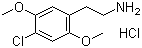 2,5-Dimethoxy-4-chlorophenethylamine hydrochloride molecular structure (CAS 88441-15-0)