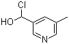 structure of CAS# 884494-95-5, Chloro(5-methylpyridin-3-yl)methanol