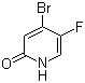 结构式 CAS# 884495-01-6, 4-溴-5-氟-1H-吡啶-2-酮