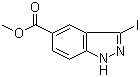 结构式 CAS# 885271-25-0, 3-碘吲唑-5-羧酸甲酯