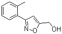 structure of CAS# 885273-56-3, 3-(2-Methylphenyl)-5-isoxazolemethanol