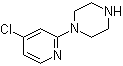 structure of CAS# 885277-30-5, 1-(4-Chloropyridin-2-yl)piperazine