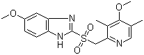 structure of CAS# 88546-55-8, Omeprazole sulfone;6-Methoxy-2-[[(4-methoxy-3,5-dimethyl-2-pyridinyl)methyl]sulfonyl]-1H-benzimidazole