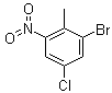 structure of CAS# 885518-95-6, 2-Bromo-4-chloro-6-nitrotoluene