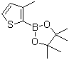 结构式 CAS# 885692-91-1, 3-甲基噻吩-2-硼酸频哪醇酯