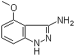 4-(Methyloxy)-1H-indazol-3-amine molecular structure (CAS 886362-07-8)