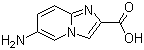 结构式 CAS# 886363-86-6, 6-氨基咪唑并[1,2-a]吡啶-2-羧酸