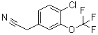 结构式 CAS# 886500-97-6, 4-氯-3-(三氟甲氧基)苯乙腈