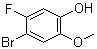 structure of CAS# 886510-25-4, 4-Bromo-5-fluoro-2-methoxyphenol