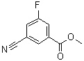 3-Cyano-5-fluorobenzoic acid methyl ester molecular structure (CAS 886732-29-2)