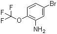 structure of CAS# 886762-08-9, 5-Bromo-2-(trifluoromethoxy)aniline;3-Amino-4-(trifluoromethoxy)bromobenzene
