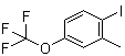 结构式 CAS# 886763-05-9, 1-碘-2-甲基-4-(三氟甲氧基)苯