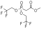 [Bis(2,2,2-trifluoroethoxy)phosphoryl]acetic acid methyl ester molecular structure (CAS 88738-78-7)
