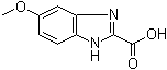 structure of CAS# 887572-60-3, 5-Methoxy-1H-benzimidazole-2-carboxylic acid