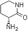 结构式 CAS# 88763-76-2, (R)-3-氨基-2-哌啶酮