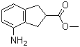 structure of CAS# 888327-28-4, Methyl 4-aminoindane-2-carboxylate;Methyl 4-amino-1,3-dihydro-2H-indene-2-carboxylate
