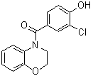 4-(3-Chloro-4-hydroxybenzoyl)-3,4-dihydro-2H-1,4-benzoxazine molecular structure (CAS 888730-46-9)