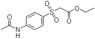 结构式 CAS# 88881-74-7, 2-(4-乙酰氨基苯基)磺酰基乙酸乙酯